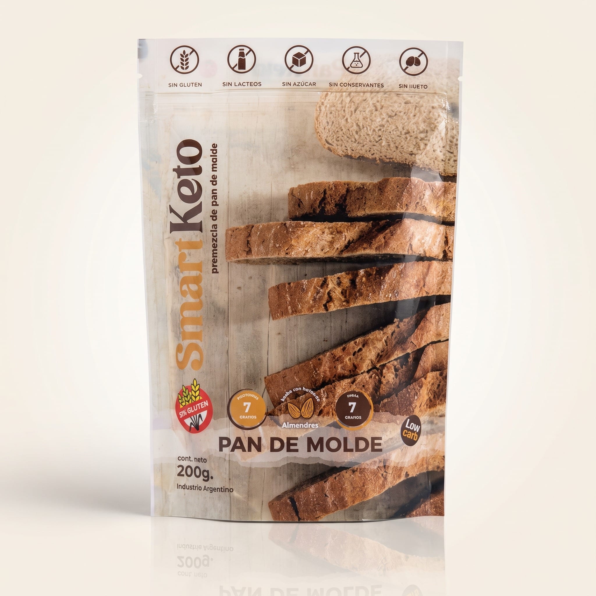Premezcla keto de rebozador